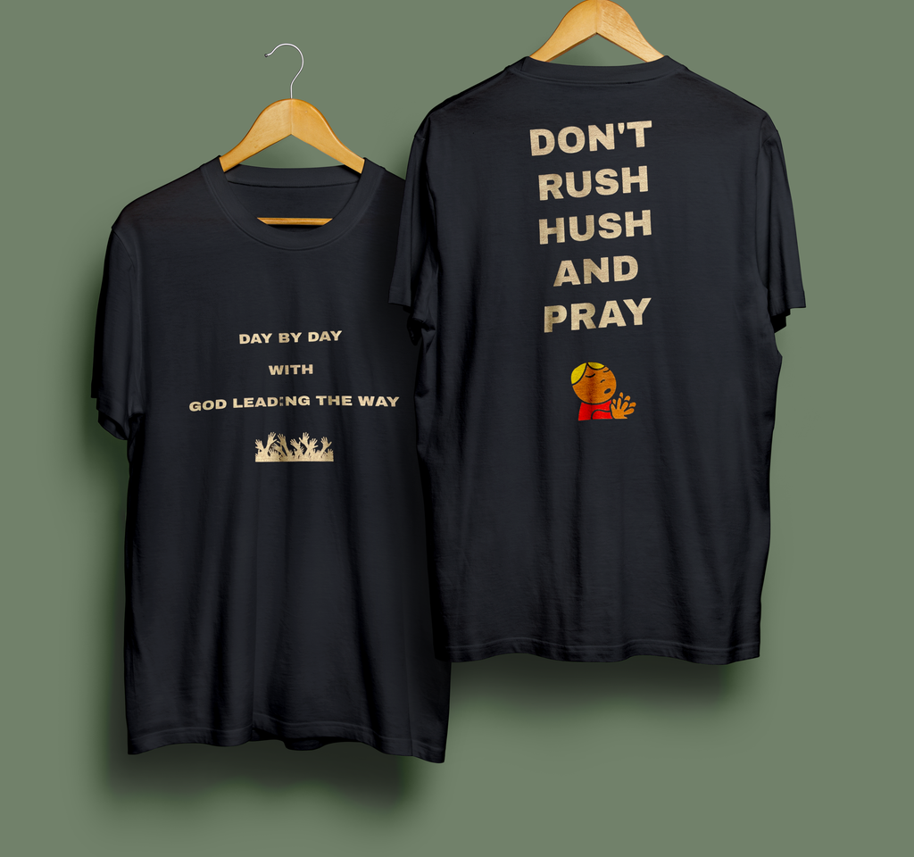 Unisex Black T-Shirt – “DAY BY DAY”