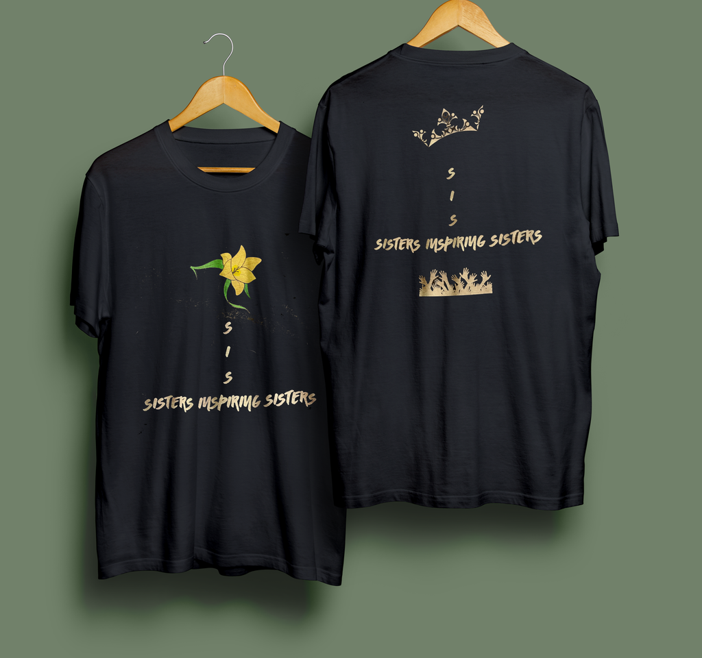 Women's Black T-Shirt – “SIS”
